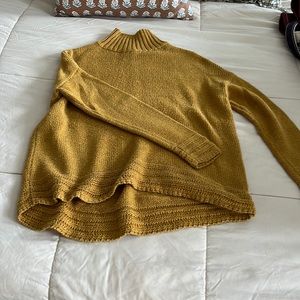Mustard turtle neck sweater